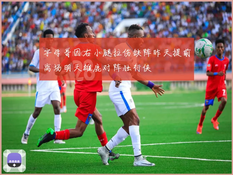 字母哥因右小腿拉伤缺阵昨天提前离场明天雄鹿对阵独行侠