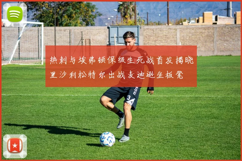 热刺与埃弗顿保级生死战首发揭晓里沙利松特尔出战麦迪逊坐板凳